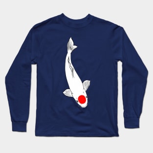 Koi Carp Tancho Long Sleeve T-Shirt